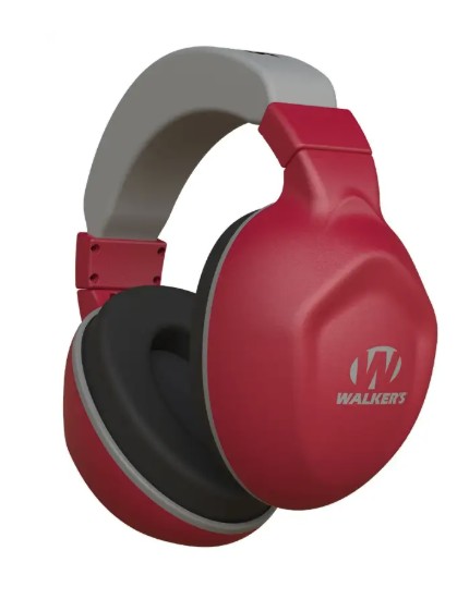 Walkers GWP-YM2-CR Youth Passive Muff Crimson Red - Walkers