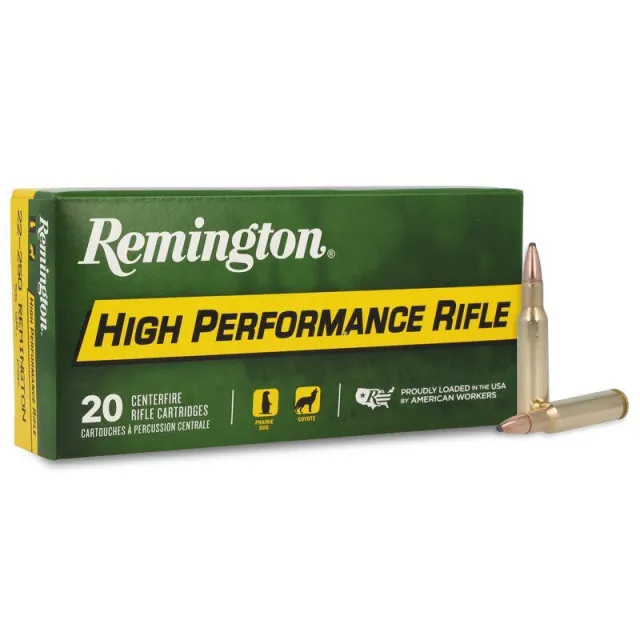 Remington 21303 222 Rem 50 Grain Pointed Soft Point 20 Rounds Box - Remington Arms Company, LLC - 222 Rem
