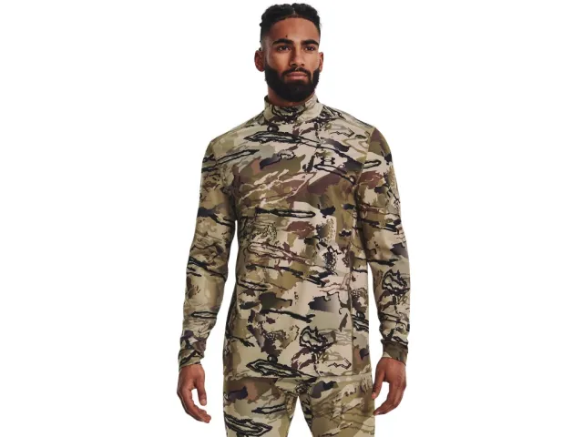 Under Armour ColdGear Infrared Camo Mock Long Sleeve SM