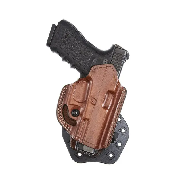 Aker Leather FlatSider XR19 Paddle Holster Black Leather Right-Hand - Aker Leather