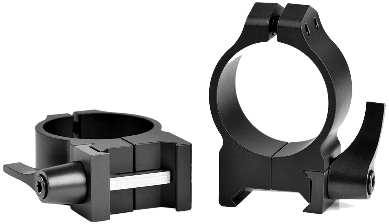 Warne 214LM Maxima QD 30mm Medium Vertical Rings Matte Black - Warne - 30MM