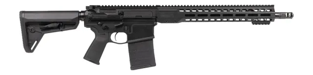Barrett 19451 REC10 DMR 308 Win 20+1 16" Black Match Grade Threaded Barrel, Black Cerakote Aluminum Receiver w/Picatinny Rail, M-LOK Handguard, Magpul MOE Black Polymer Stock & Grip, Ambidextrous