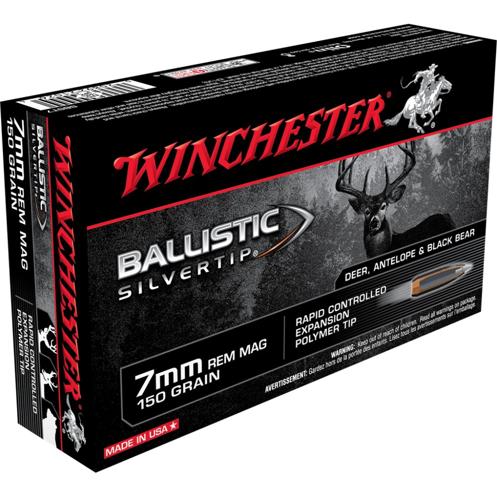 Winchester SBST7 7mm Remington Magnum 150gr Polymer Tip 20 Rounds - Winchester - 7mm Rem