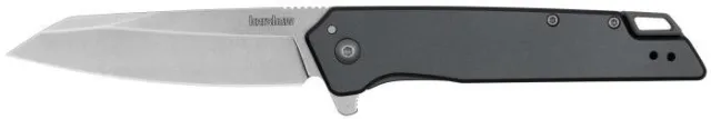 Kershaw MISDIRECT XL Plain Edge Assisted Open Gray Hangable - Kershaw
