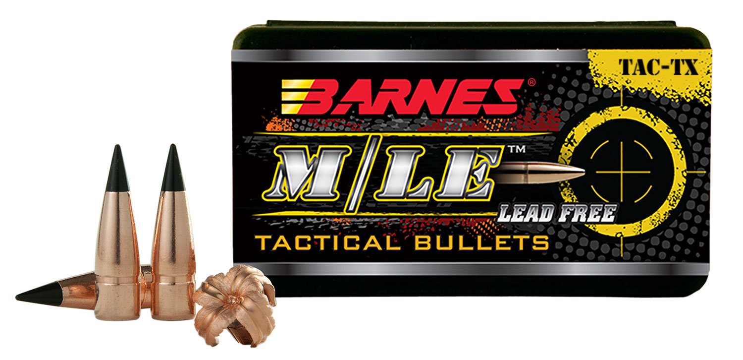 Barnes Bullets 30320 TAC-TX .308, 120gr, Flat Base, High Accuracy, Double-Diameter Expansion, 50 Rounds Box - Browning - 30 Caliber