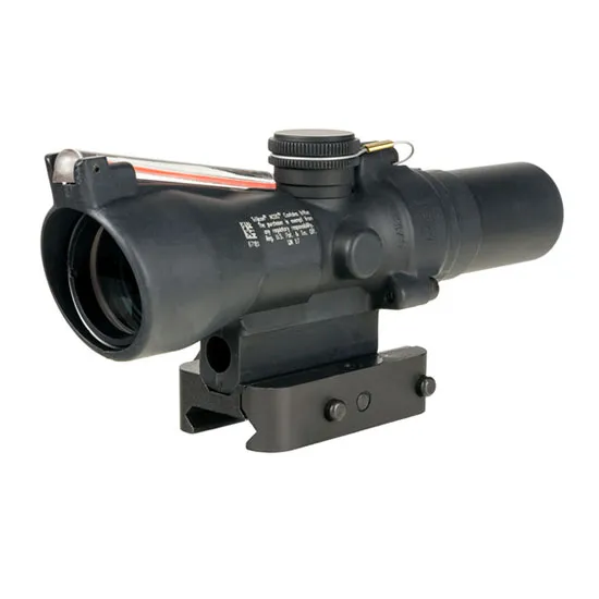 Trijicon ACOG 1.5x24 Rifle Scope, Red Crosshair Reticle, Dual Illuminated, Black, Q-LOC Mount, Aluminum Housing - Trijicon