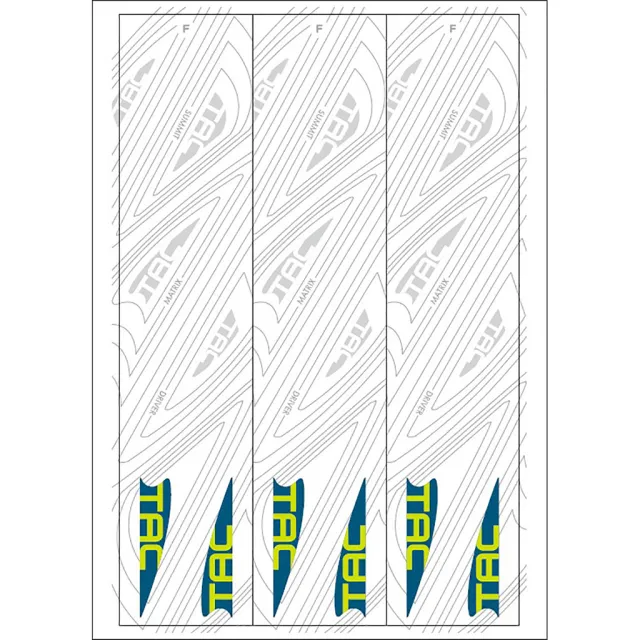 TAC Vanes Arrow Specific Wraps White Size F 5.5 13 pk. - TAC Vanes
