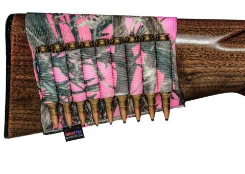 Buy Grovtec GTAC74 Rifle Shell Holder True Timber Pink Camo Buttstock online