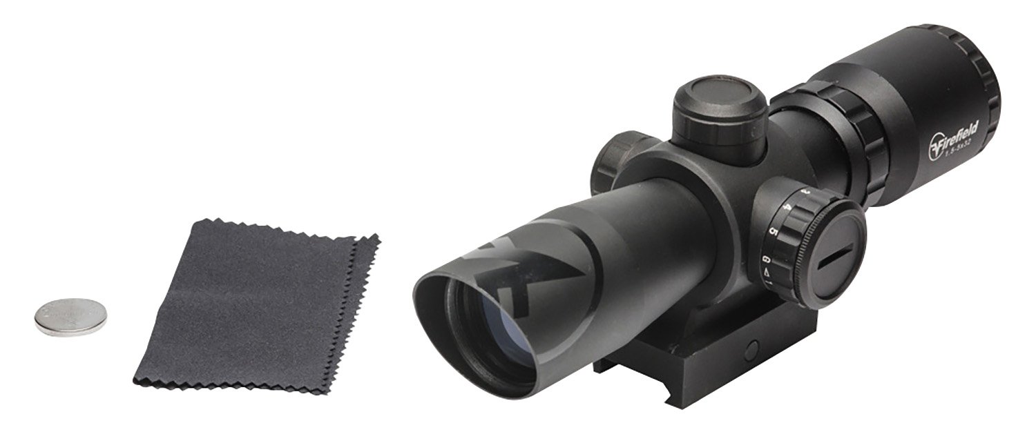 Buy Firefield FF13061 Barrage 1.5-5x32mm Red/Green Mil-Dot Riflescope Black online
