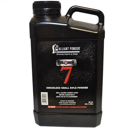 Alliant POWDER RELODER 7 Smokeless Powder 5 lb. | RELODER 7 Powder | Caliber: None | Shell Length: None - Alliant Powder