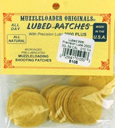 M-Loader Original Wonder Patch .50-.59 .010 100pk Cotton Patches - Modern Muzzleloader