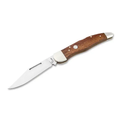 Boker TS 2.0 Folding Hunter Wood Handle One Blade D2 Steel - Boker
