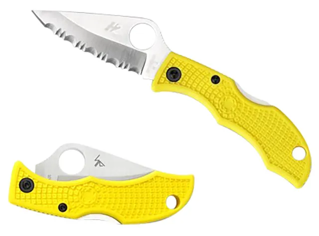 Spyderco LYLP3 Ladybug 3 Salt Yellow FRN H1 Steel Knife - Spyderco for sale at Smoke Wagon Firearms