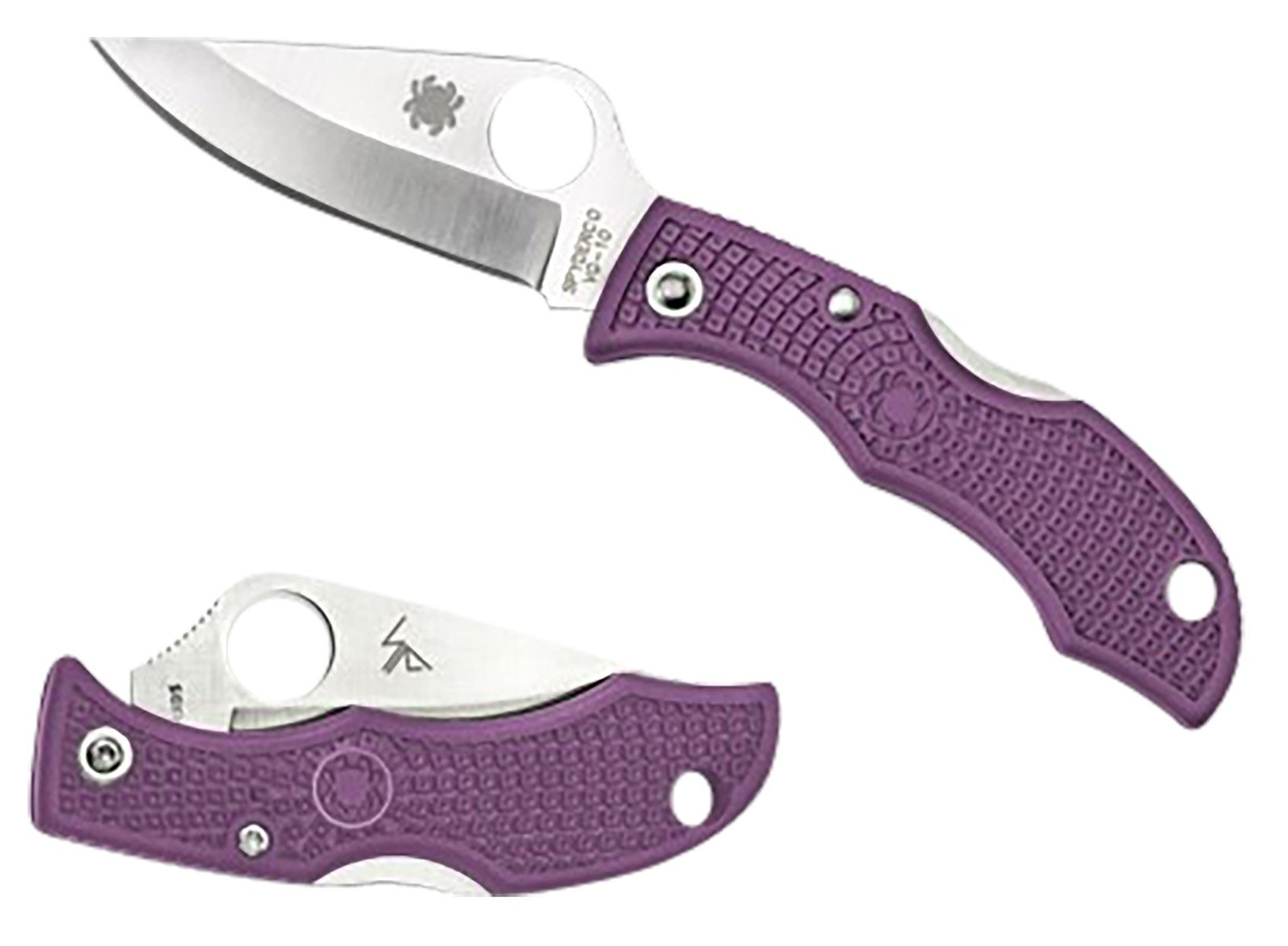 Spyderco LPRP3 Ladybug 3 Purple SL/PL Knife - Spyderco