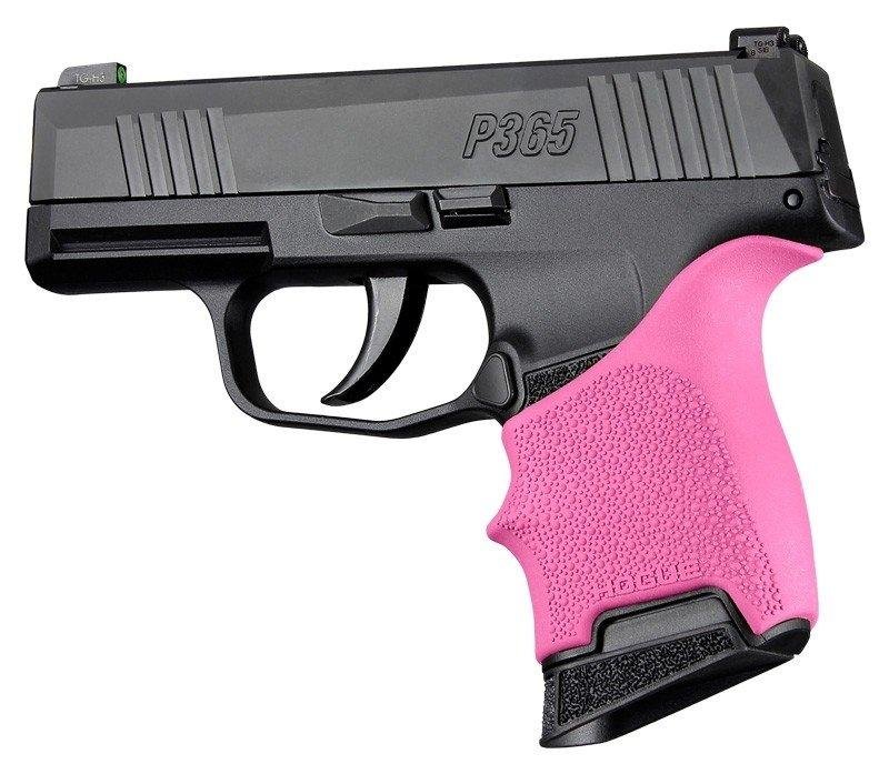 Buy Hogue 18707 HandAll Beavertail Grip Sleeve Sig Sauer P365 Pink online