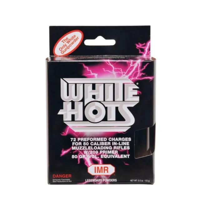 IMR WHP50 White Hots 50 Cal Muzzleloader Charges 72-Pack - IMR - .50