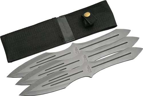 SZCO Rite Edge 211230SL 10" Pro Thrower Knife 3pc Set with Sheath - SZCO Supplies