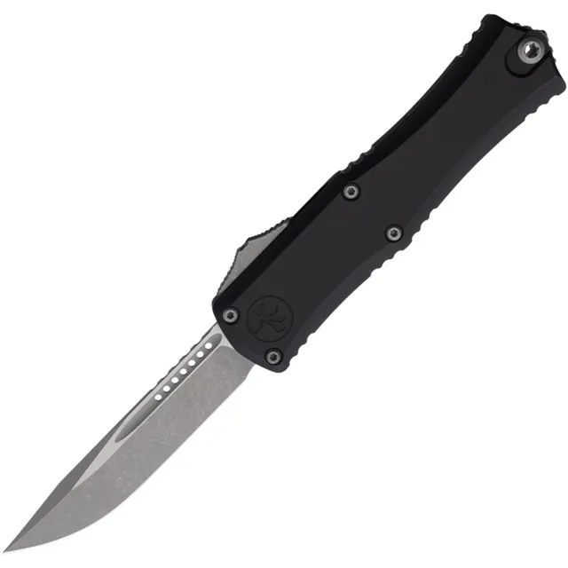 Microtech Hera II Mini 2.96 In SE Apocalyptic Black Aluminum Handle - MICROTECH