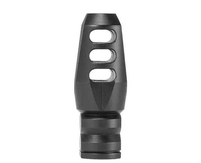 Mission First Tactical E2ARMD4 3-Port .223/5.56 Muzzle Brake Black - Mission First Tactical - 556NATO