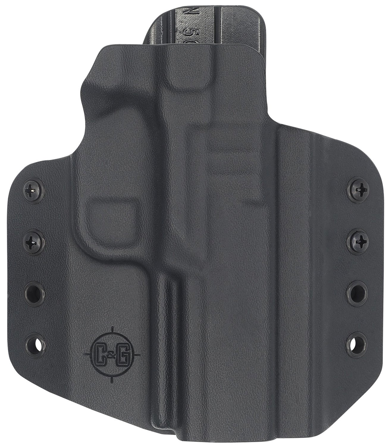 C&G Holsters 1696100 Covert OWB Black Kydex for FN 509 Right Hand - C&G Holsters