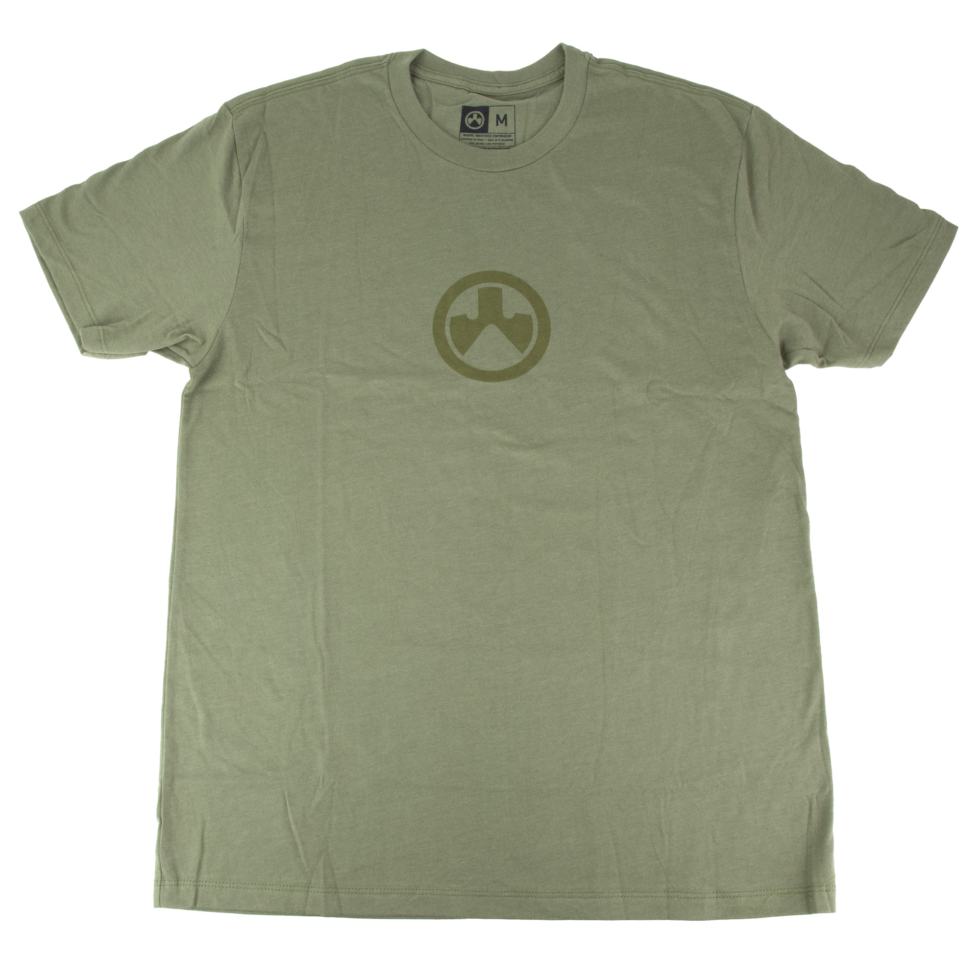 Magpul MAG1115-317-M Icon Logo T-Shirt Medium OD Heather 60/40 Cotton/Poly - Magpul Industries