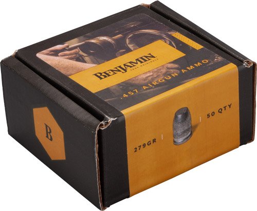 Benjamin B457279 .457 Caliber Pellets 279 Grain Flat Nose 50 Pack - Benjamin - 0.457
