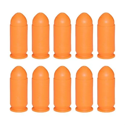 Precision GUN SPECIALTIES 45 AUTO ORANGE DUMMY ROUNDS 10/PACK