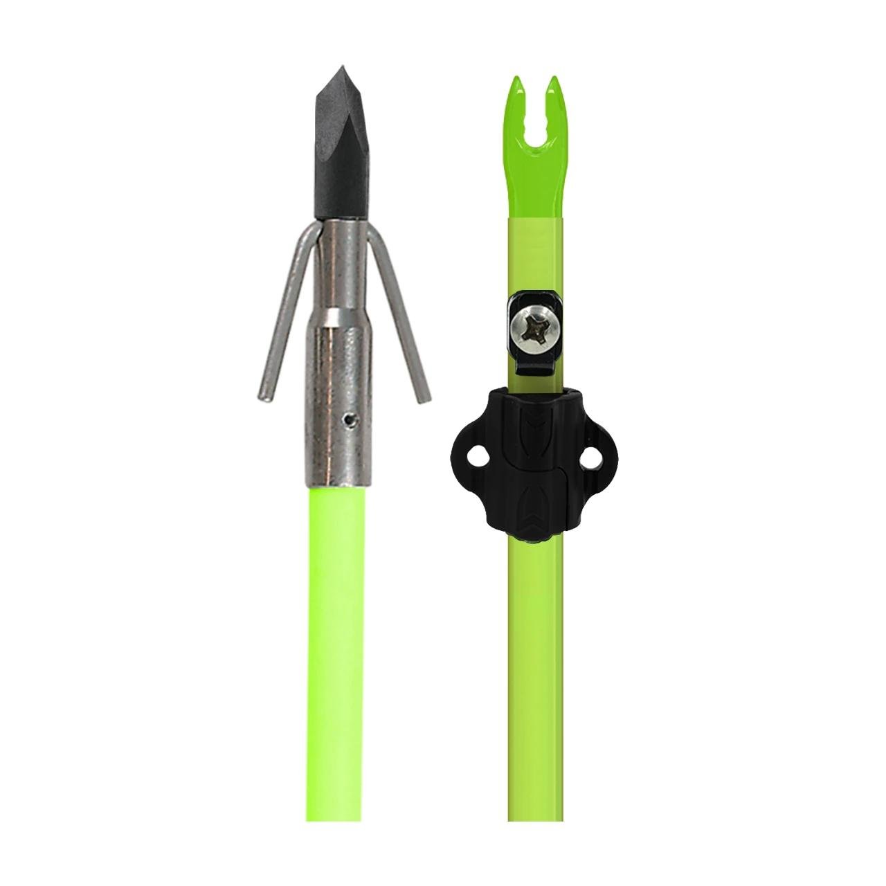 Buy Feradyne Outdoors Muzzy 1420GBS 32in Chartreuse Fish Arrow online
