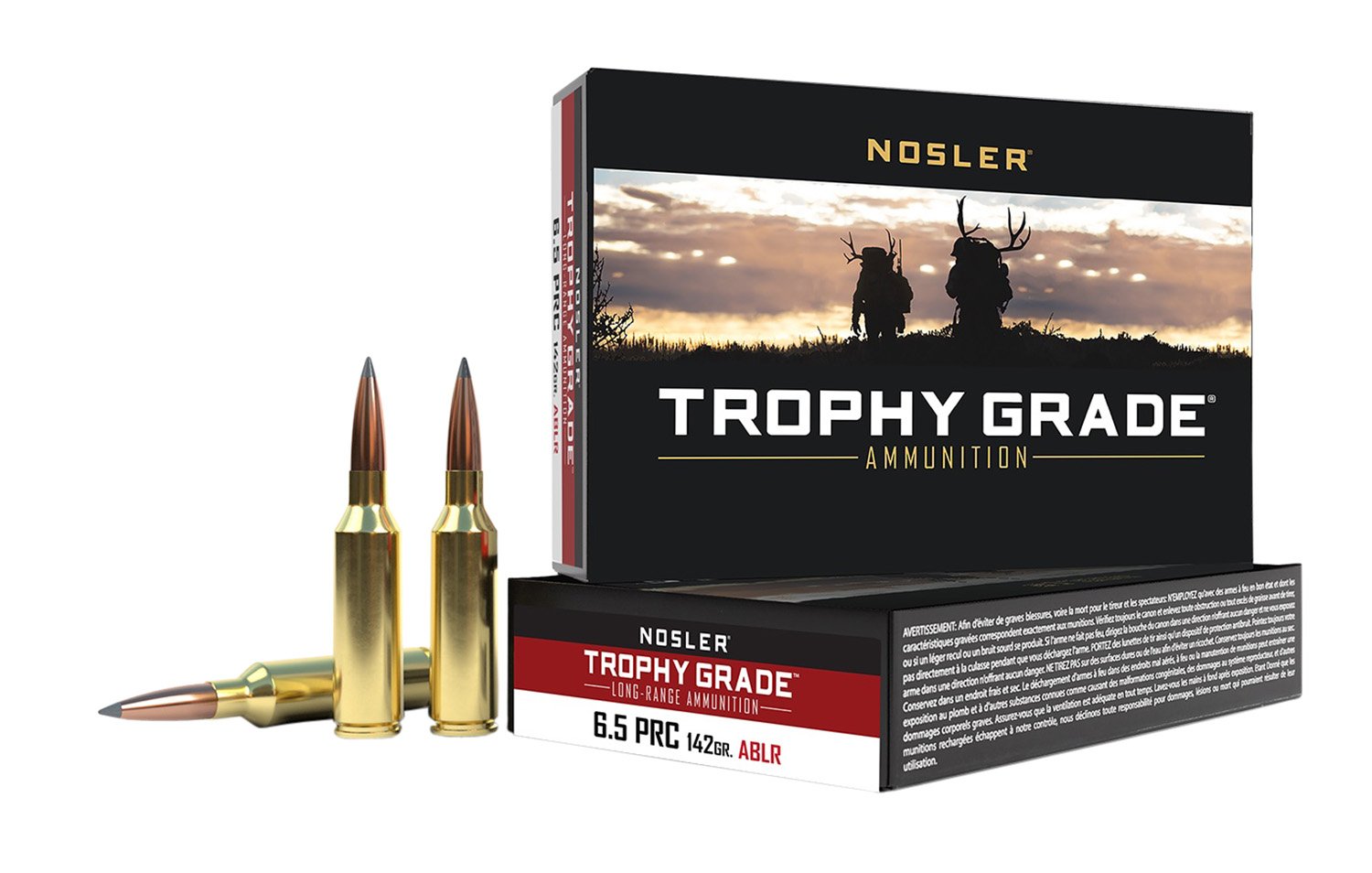 Nosler 61232 Trophy Grade Long-Range 6.5PRC 142gr Spitzer AccuBond Long... - Nosler - 6.5 PRC
