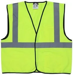MCR Safety Class 2 Solid Lime Safety Vest Hi-Vis ANSI Reflective - MCR Safety for sale at Smoke Wagon Firearms