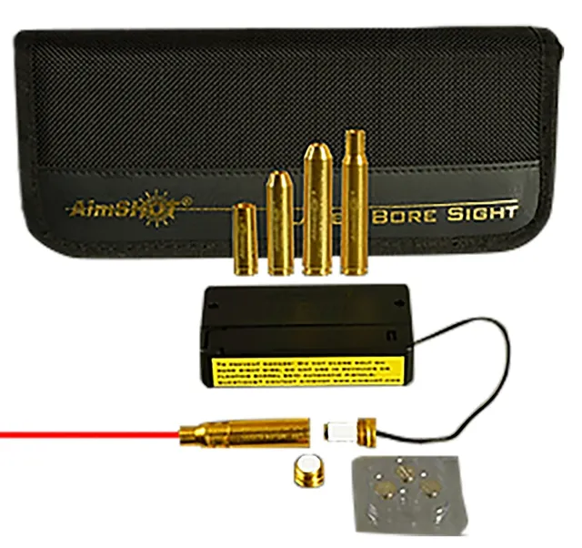 Aimshot MBSKIT3 Modular Rifle Boresighter Kit .243/.308/7.62x54mm Brass - AimShot - 243/308 WIN/7.62X54MM
