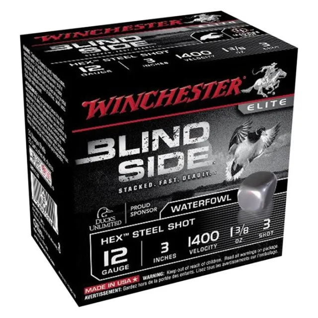 Winchester Blind Side Magnum Hex Shot 12 ga. 3 in. 1 3/8 oz. 3 Shot