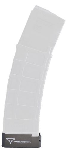 Taran Tactical Innovation PMAG Base Pad for AR15 +5 Titanium Gray - Taran Tactical Innovation