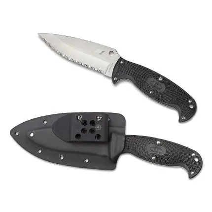 Buy Spyderco FB24SBK2 Jumpmaster 2 H1 Serrated Fixed Blade Knife online