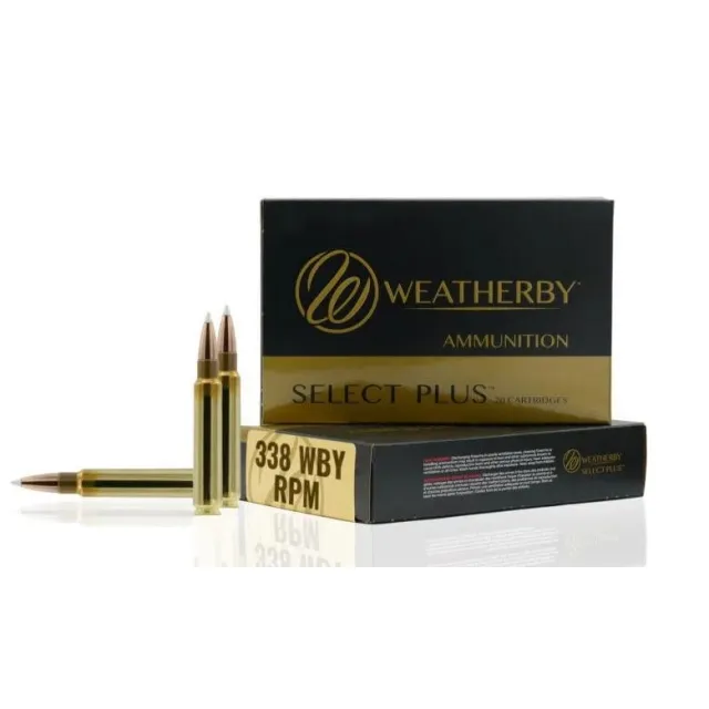 Weatherby B338225TTSX Select Plus .338 WBY RPM 225gr Barnes TTSX 20 Rds - Weatherby - 338 WBY RPM