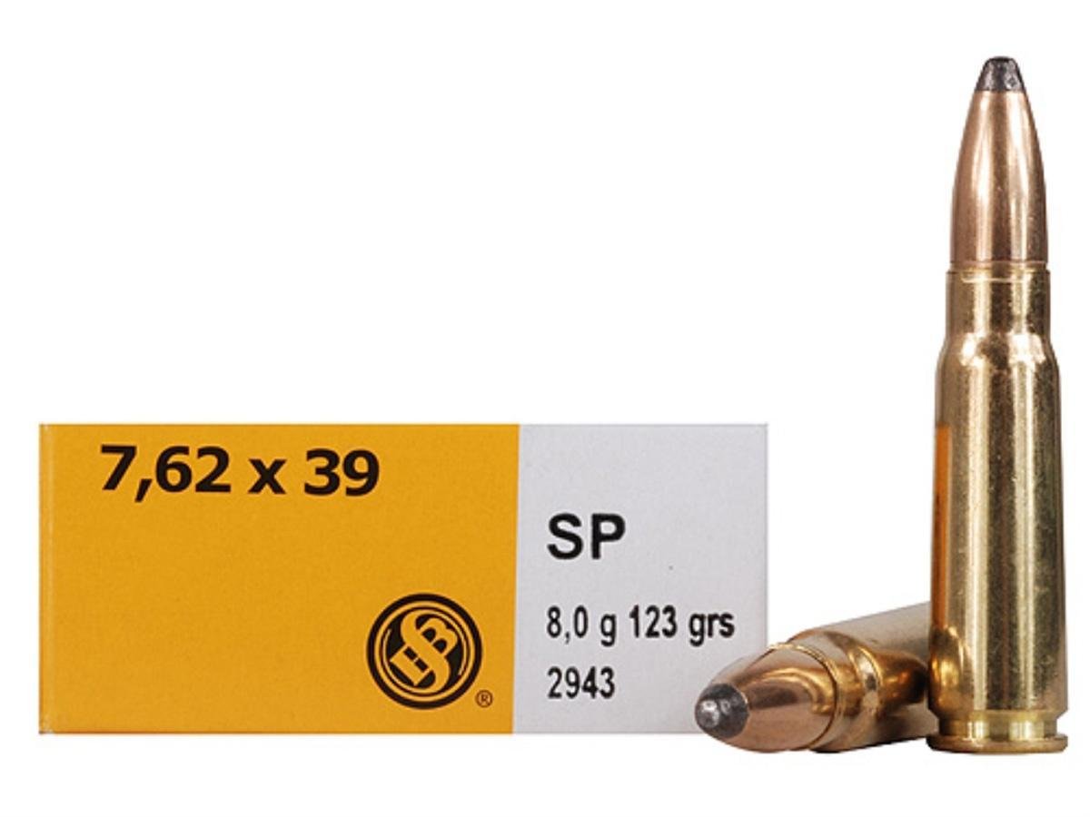 Buy Sellier & Bellot SB76239B 7.62x39mm 124gr Soft Point Ammo 20/Box online