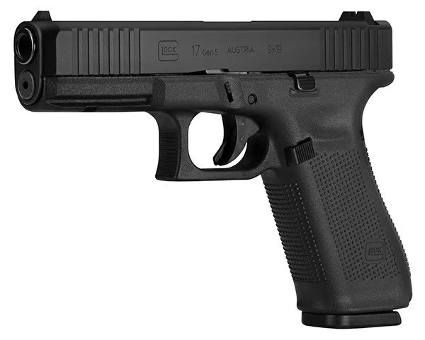 Glock G17 Gen5 Pistol 9mm Luger 4.49" Barrel Fixed Sights 17 Round - Glock - 9mm Luger for sale at Bang-Bang Tactical