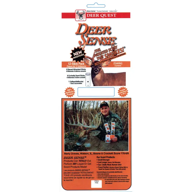 Deer Quest 767454000269 Deer Sense Combo Apple/Corn/Carrot/Acorn 12pk - Deer Quest