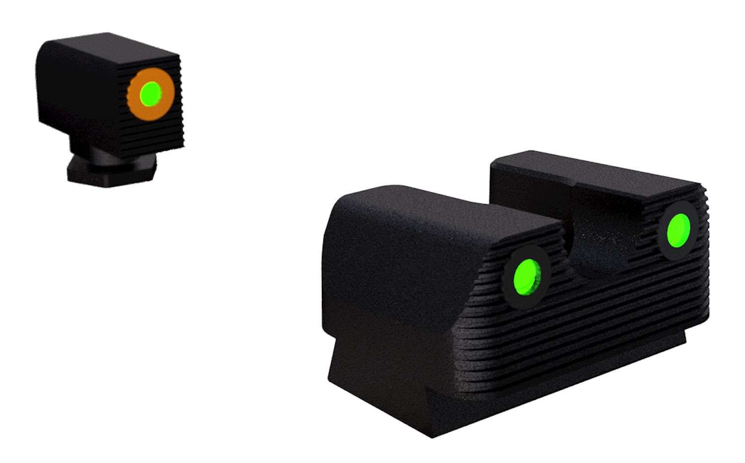 Rival Arms RA1A231G Green Tritium Night Sights for Glock - Rival Arms