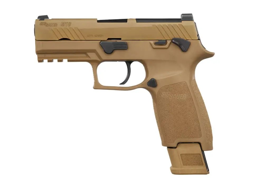SIG M18-9-CSS-MS 9mm 3.9" Coyote PVD Optic Ready 17+1/21+1 Mags - Sig Sauer - 9mm