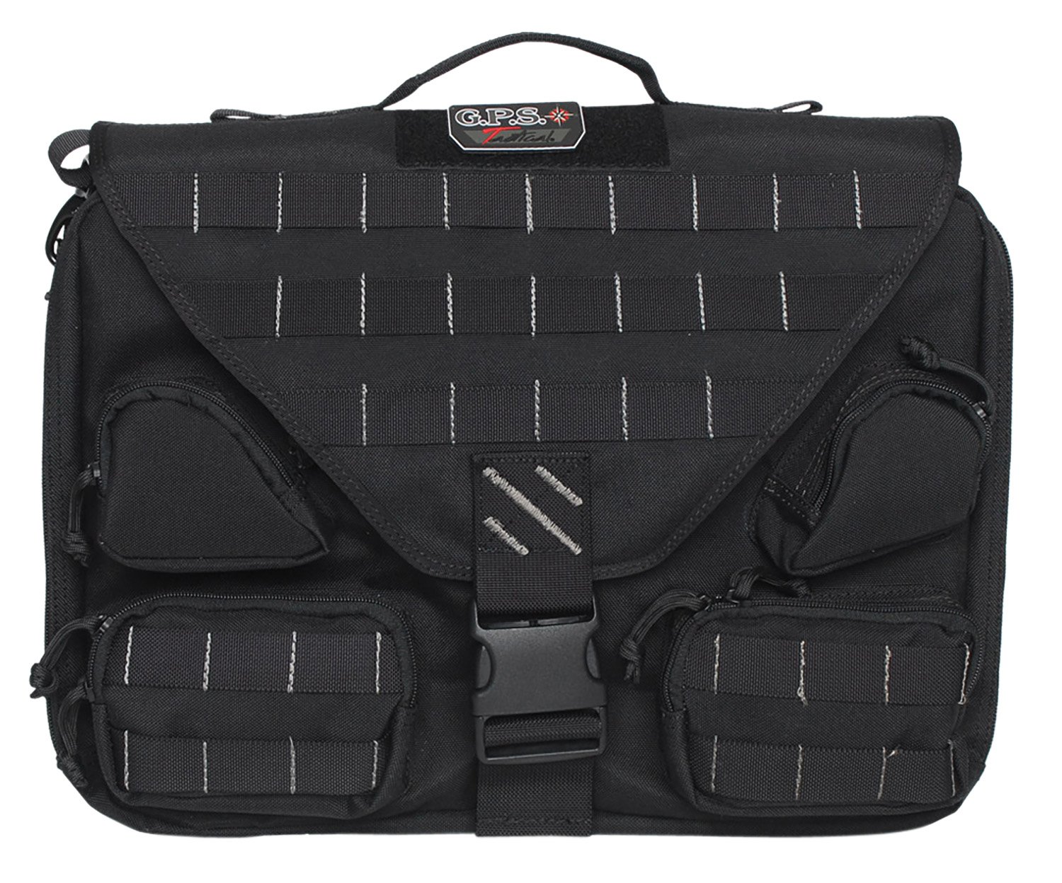 GPS T1350BCB Tactical Briefcase 1000D Polyester Black YKK Zipper - GPS