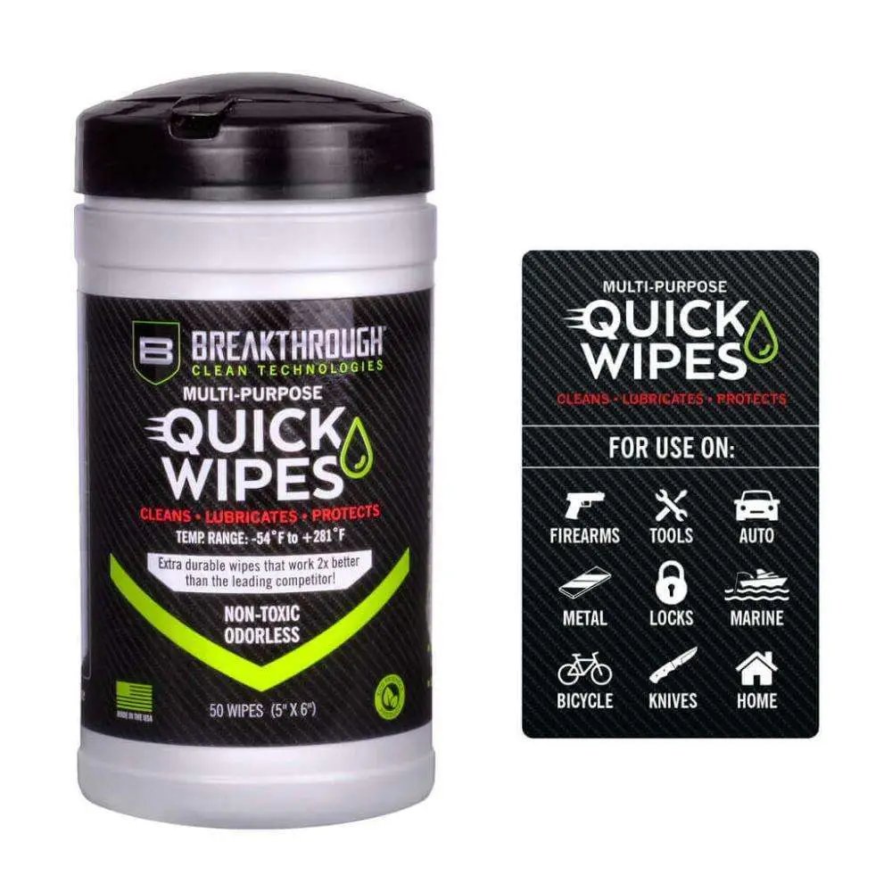 Breakthrough Clean BT-CLP-QW-50 Quick Wipes 3.5in 50-Pack - Breakthrough Clean