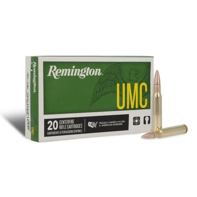 Remington UMC 23699 .30-06 Springfield 150 Grain FMJ 20 Rounds - Remington Arms Company, LLC - 30-06 Sprg