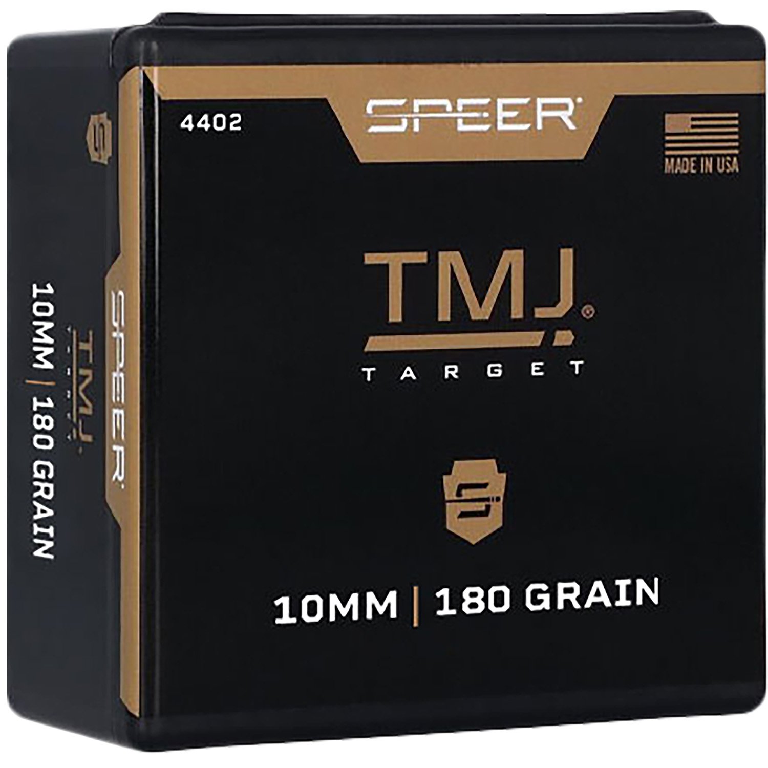 Speer 4402 TMJ 10mm 40 Cal 180gr Total Metal Jacket 100/Box - Speer - 10mm