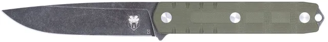 CobraTec CTOWODGDNS Outdoor Warrior 4.5" D2 Steel Blade G10 Handle Knife - CobraTec Knives