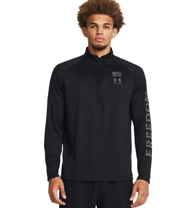 Under Armour Freedom Tech 1/2 Zip Men's Large 1382200001LG