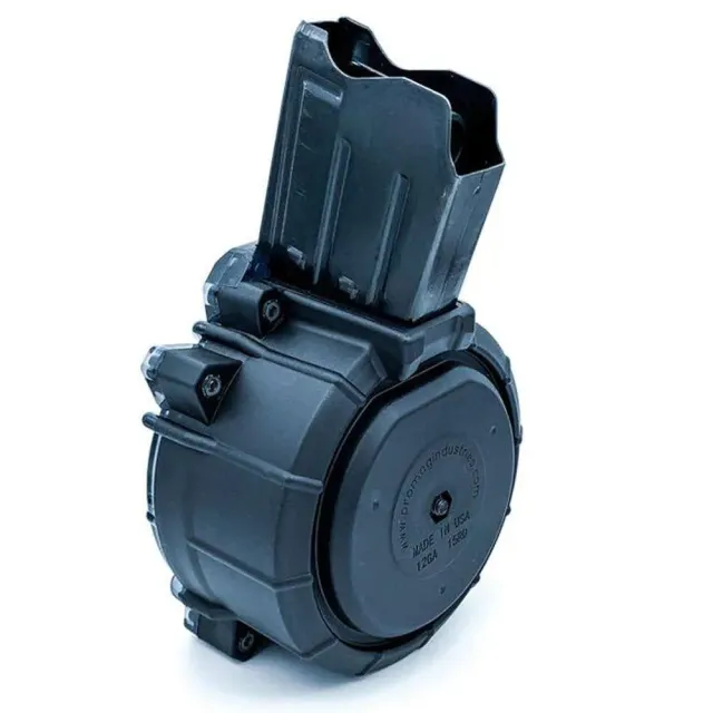 ProMag MKA-A3 12GA 15-Round Drum Magazine, Durable Polymer, Black - Pro-Shot Products - 12 GAUGE