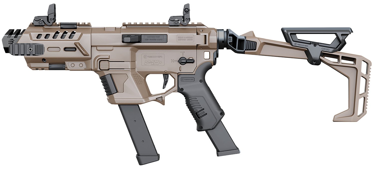 Recover Tactical P-IX+ Basic PG9 Folding Stock Tan PIXPBFST02 - Recover Tactical