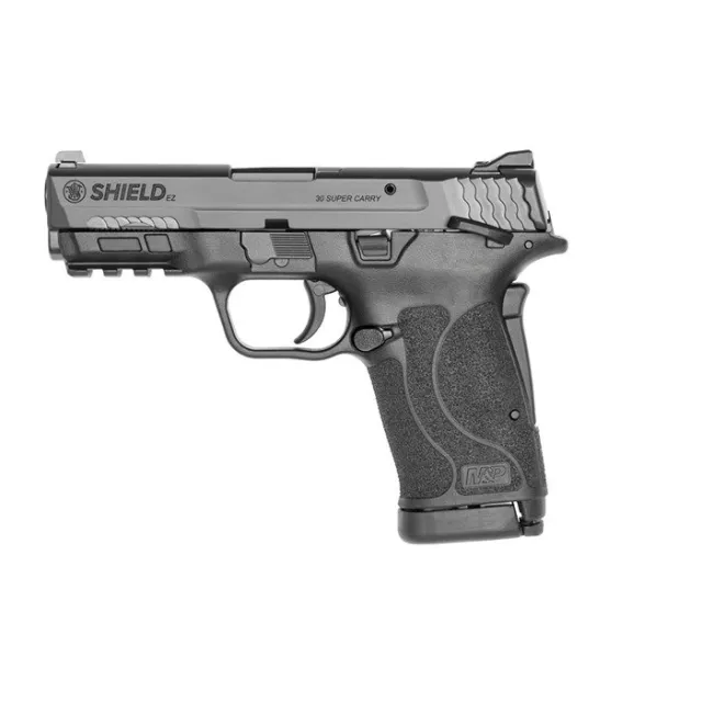 Buy Smith & Wesson 13458 M&P Shield EZ 30 Super Carry 3.67" Barrel 10+1, Black Polymer Frame, Picatinny Acc. Rail, Armornite Stainless Steel Slide, Manual Safety online