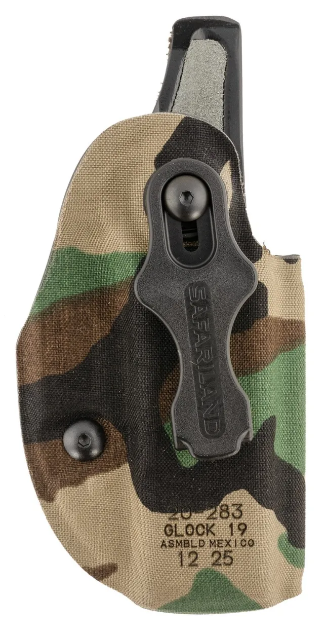 Safariland 20283C991 Species IWB Woodland Camo Compatible w/ Glock 19 Belt Clip Right Hand - Safariland